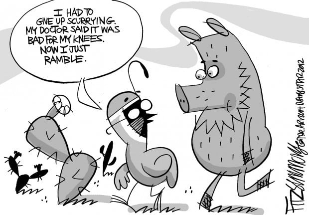 Fitz's last laugh: No scurrying